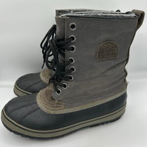 Sorel Men's Charcoal and Black Snow Boots